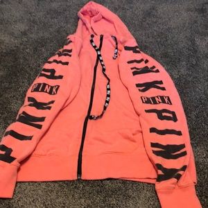 Pink zip hoodie